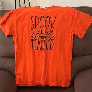 Gildan Orange Short Sleeve Tee Halloween Edition